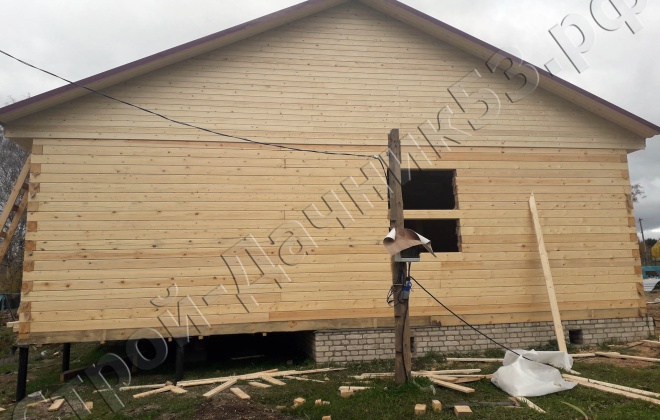 2 Брусовой дом 9.5×9.5, 90.25 м², Смоленская область, Сафоновский район, Деревня Казулино (4)